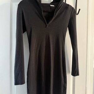 Sunday Best Zip Black Dress